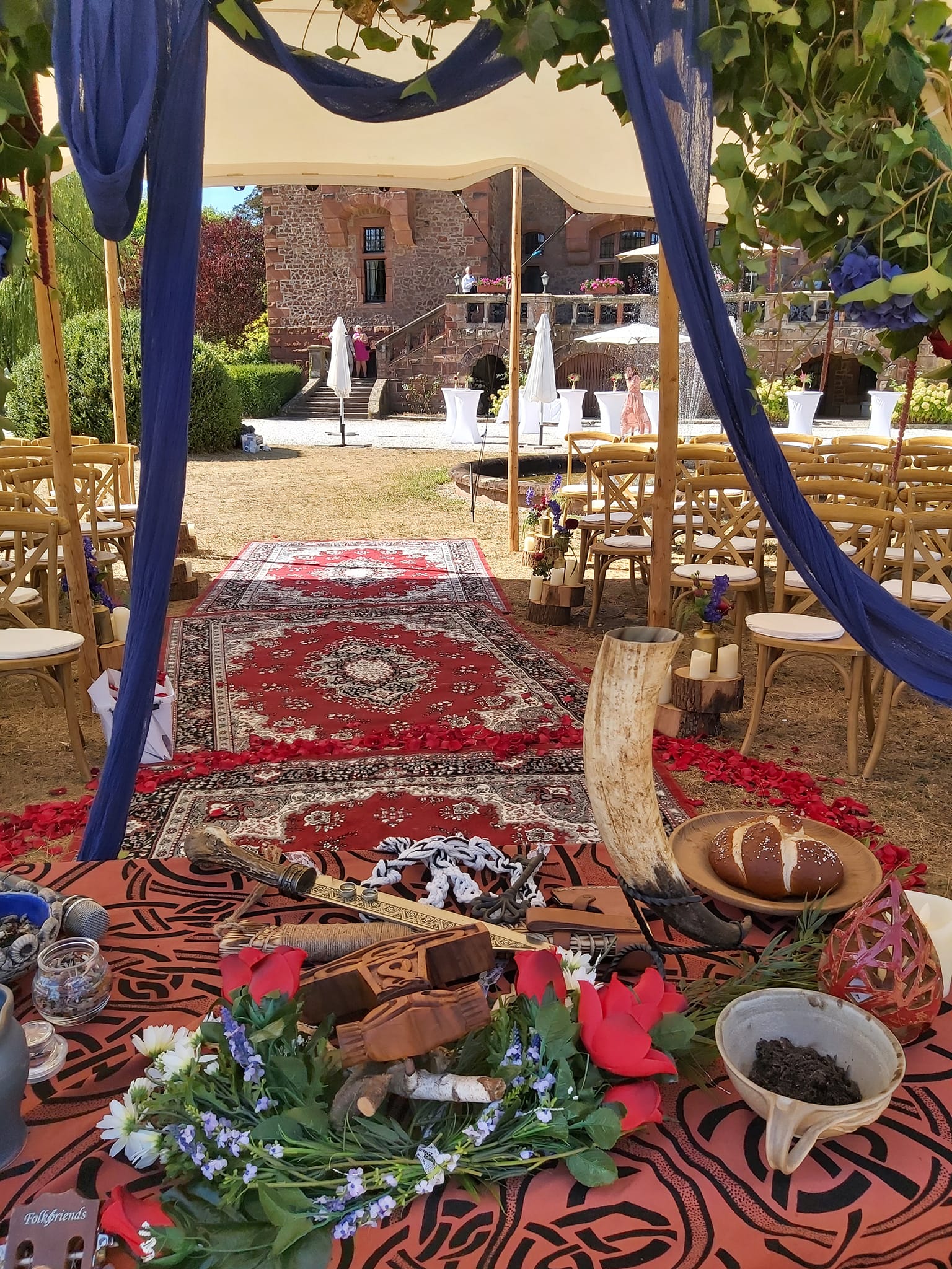keltische Hochzeit Handfasting freie Trauung Wikinger Germanen